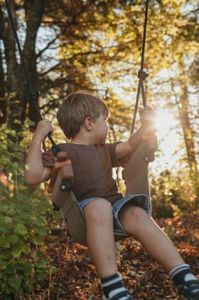Sensory Child Swing - Classic Taupe