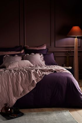 Aubergine Super Soft 100% Cotton Bed Linen