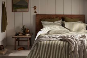 Olive Green Fred Brushed Cotton Landscape