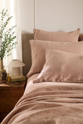 Almond 100% Linen Bed Linen