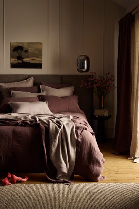 Cocoa 100% Linen Bed Linen