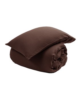 Cocoa 100% Linen Bed Linen Cut Out
