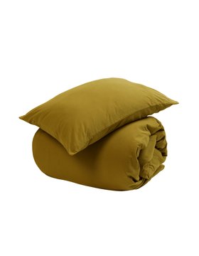 Bronze 100% Organic Cotton Bed Linen Cut Out