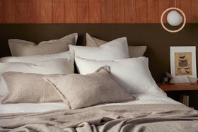 Cream 100% Linen Bed Linen