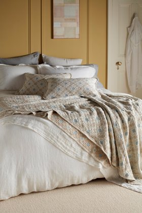 Cream 100% Linen Bed Linen
