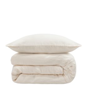 Clotted Cream Super Hero Linen Blend Bed Linen