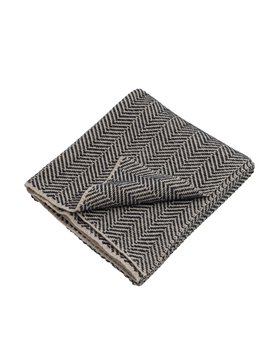 Hudson 100% Lambswool Herringbone Throw
