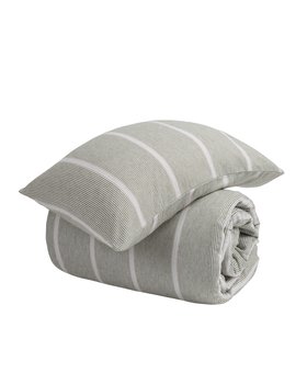 Sally Stripe Brushed 100% Organic Cotton Bed Linen