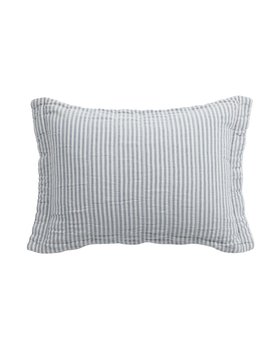 French Blue Sidney Stripe 100% Organic Cotton Cushion