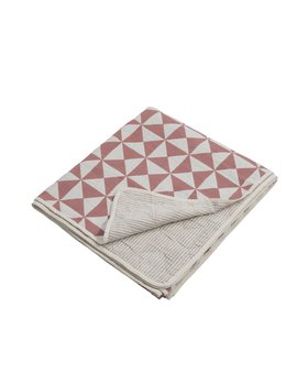 Rosewood Tilly 100% Organic Cotton Quilted Throw