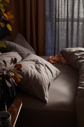 Georgie Gingham Brushed 100% Organic Cotton Bed Linen