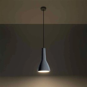 Rosalia Cone Pendant Light | Concrete Grey