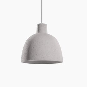Rosalia Cone Pendant Light | Concrete Grey