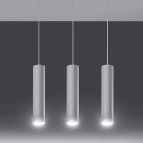 Ciana 3 Light Pendant Light | White