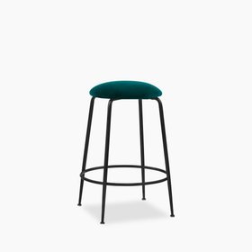 Regent Kitchen Stool | Teal Sustainable Velvet