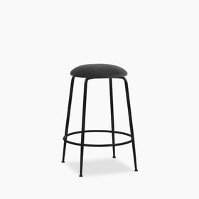 Regent Kitchen Stool | Grey Sustainable Velvet