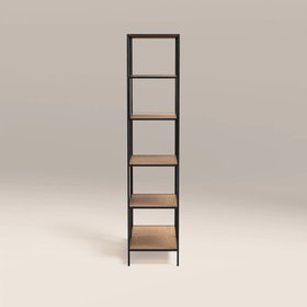 Seaford Display Unit | Black & Oak