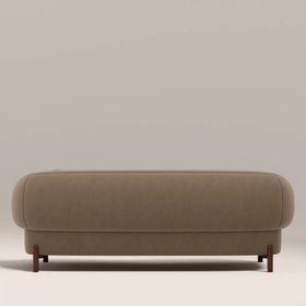 Hallfield 3 Seater Sofa | Truffle Brown Sustainable Mohair Velvet