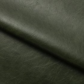 Winchester Kitchen Stool | Vintage Green Faux Leather & Walnut