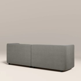 Harley 3 Seater Sofa | Pebble Grey Fabric