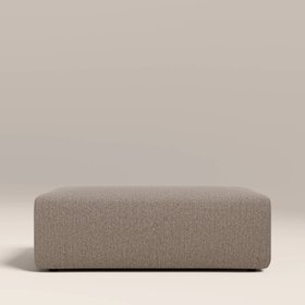 Celeste Footstool | Ecru Boucle