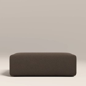 Celeste Footstool | Dusty Taupe Boucle