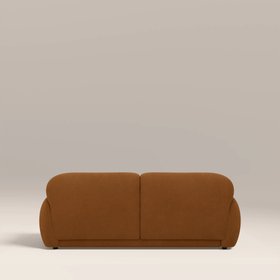 Cloud 2 Seater Sofa | Caramel Brown Sustainable Mohair Velvet