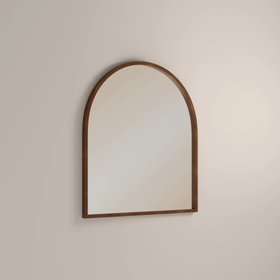 Oxleigh Arch Wall Mirror,  90 x 80 cm| Walnut