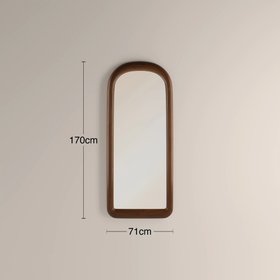 Ciara Arch Full Length Mirror, 170 x 71 cm | Walnut