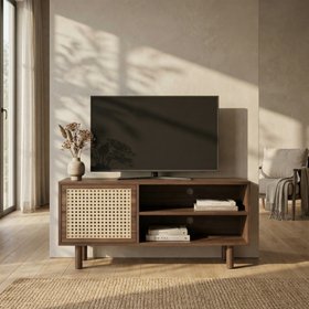 Soller Wooden TV Stand | Walnut & Natural