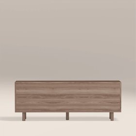 Soller Large Wooden TV Stand | Walnut & Natural