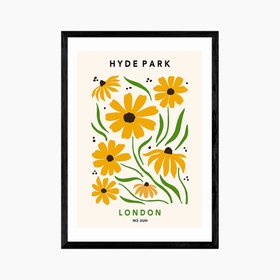 Hyde Park In Summer Graphic  Print