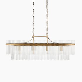 Marietta 4 Light Pendant Light | Brass