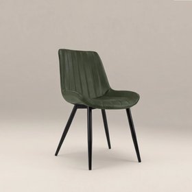 Taylor Dining Chair | Vintage Green Faux Leather