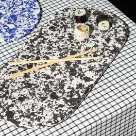 Rock Serving Tray | Black & White