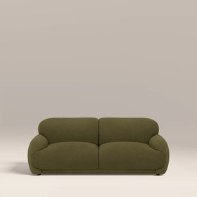 Cloud 2 Seater Sofa | Moss Green Sustainable Mohair Velvet