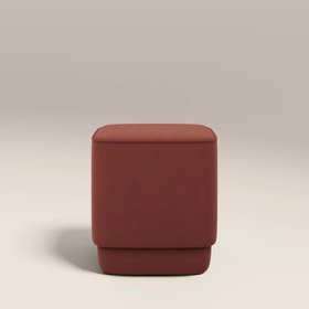 Soho Pouffe | Rust Red Sustainable Velvet