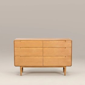 Percy 6 Drawer Chest of Drawers | Oak