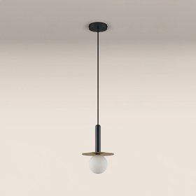 houseof Plate Pendant Light | Charcoal