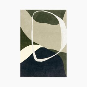 Eithan Hand Tufted Rug | Moss Green