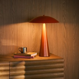 Valence Table Lamp | Rust Red