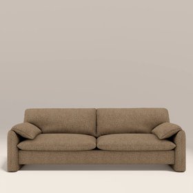 Haven 3 Seater Sofa | Speckled Cappuccino Boucle