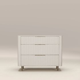 Suvi 3 Drawer Chest of Drawers | Ivory