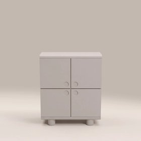 Bera 4 Door Sideboard | Light Grey