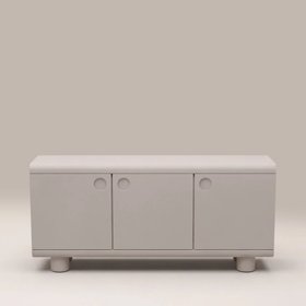 Bera 3 Door Large Sideboard | Light Grey
