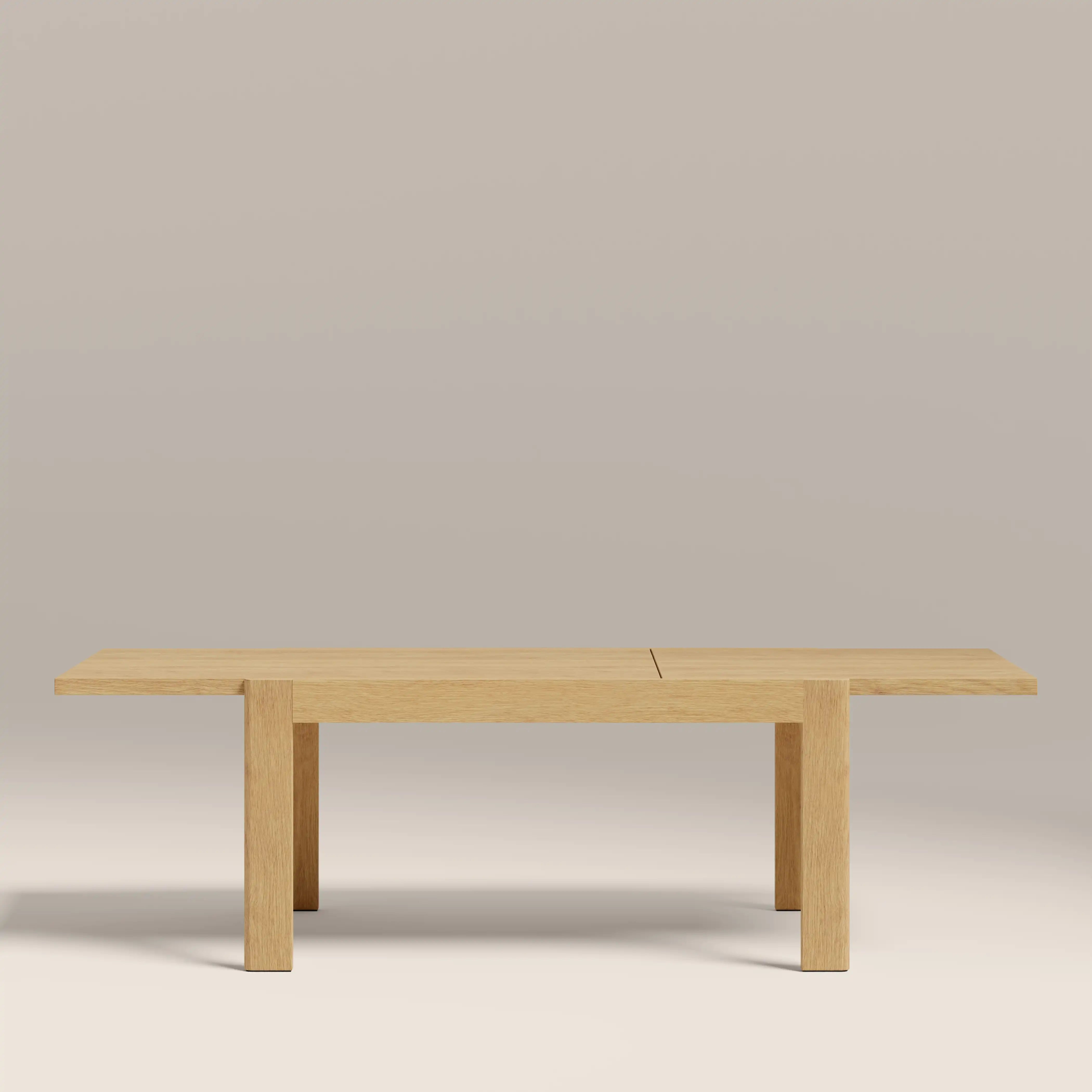 Ceva 6-10 Seat Rectangle Wooden Extendable Dining Table | Oak