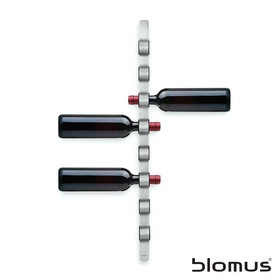 BLOMUS Cioso Wall Mounted Stainless Steel Wine Rack - 8 Bottles