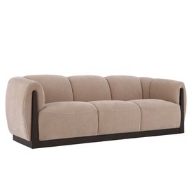 Danetti, Teagan Champagne Velvet 3 Seater Sofa, £1799