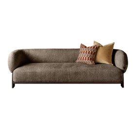 Danetti, Florence Mocha Chunky Weave 3 Seater Sofa, £1399