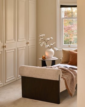 Danetti, Maeve Natural Fabric Day Bed Bench